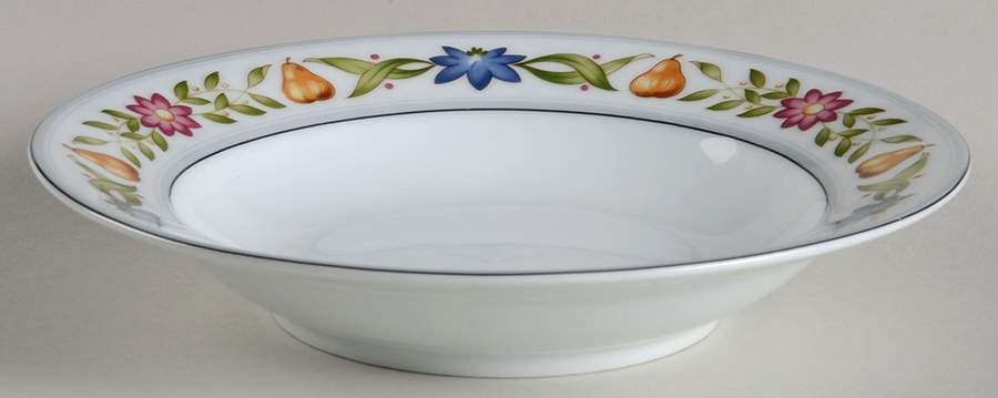 Fruit Buffet Rim Soup Bowl by Studio Nova-1