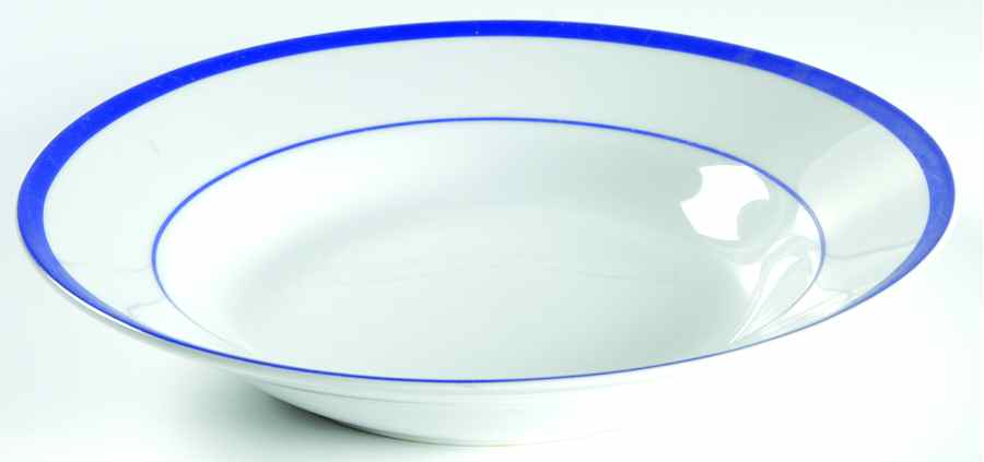 Sierra Cobalt Rim Soup Bowl by Signature-1