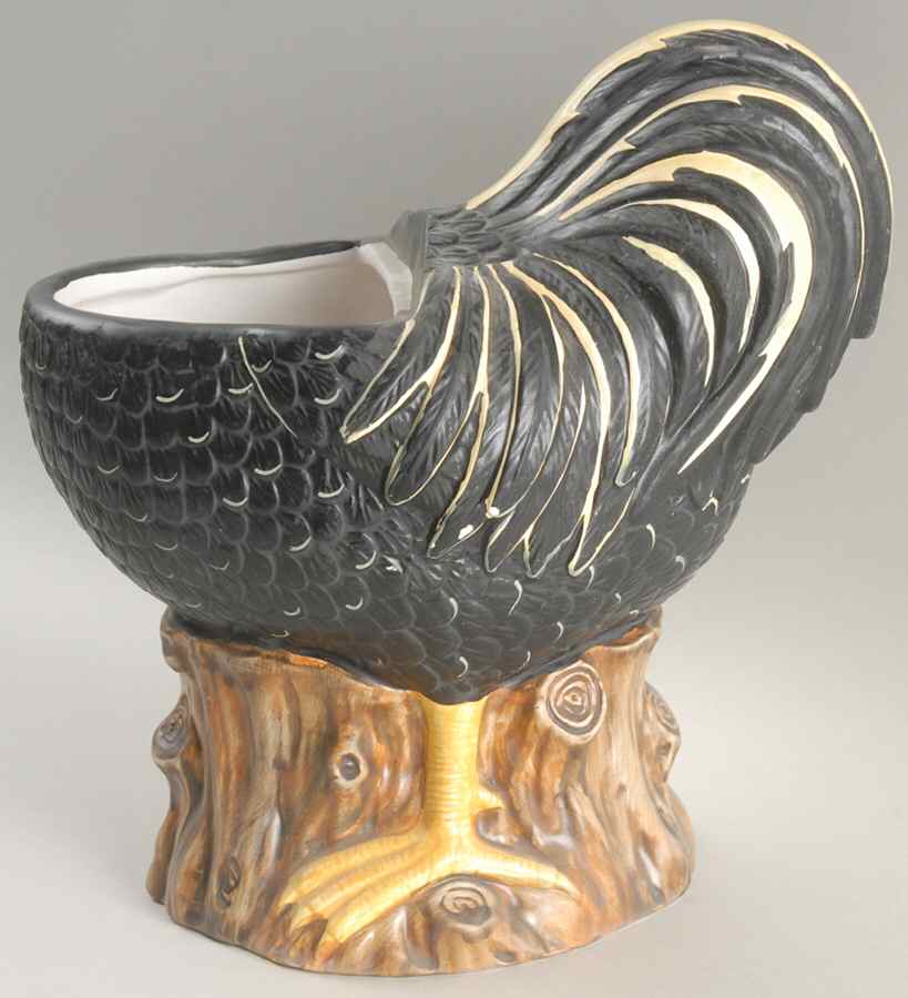 Rooster Large Figural Canister No Lid by Sakura-1