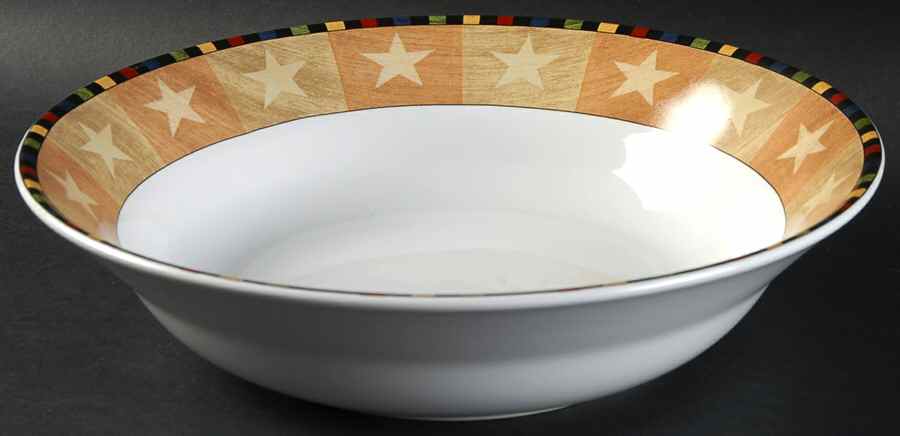 Rooster 9" Round Vegetable Bowl by Sakura-1