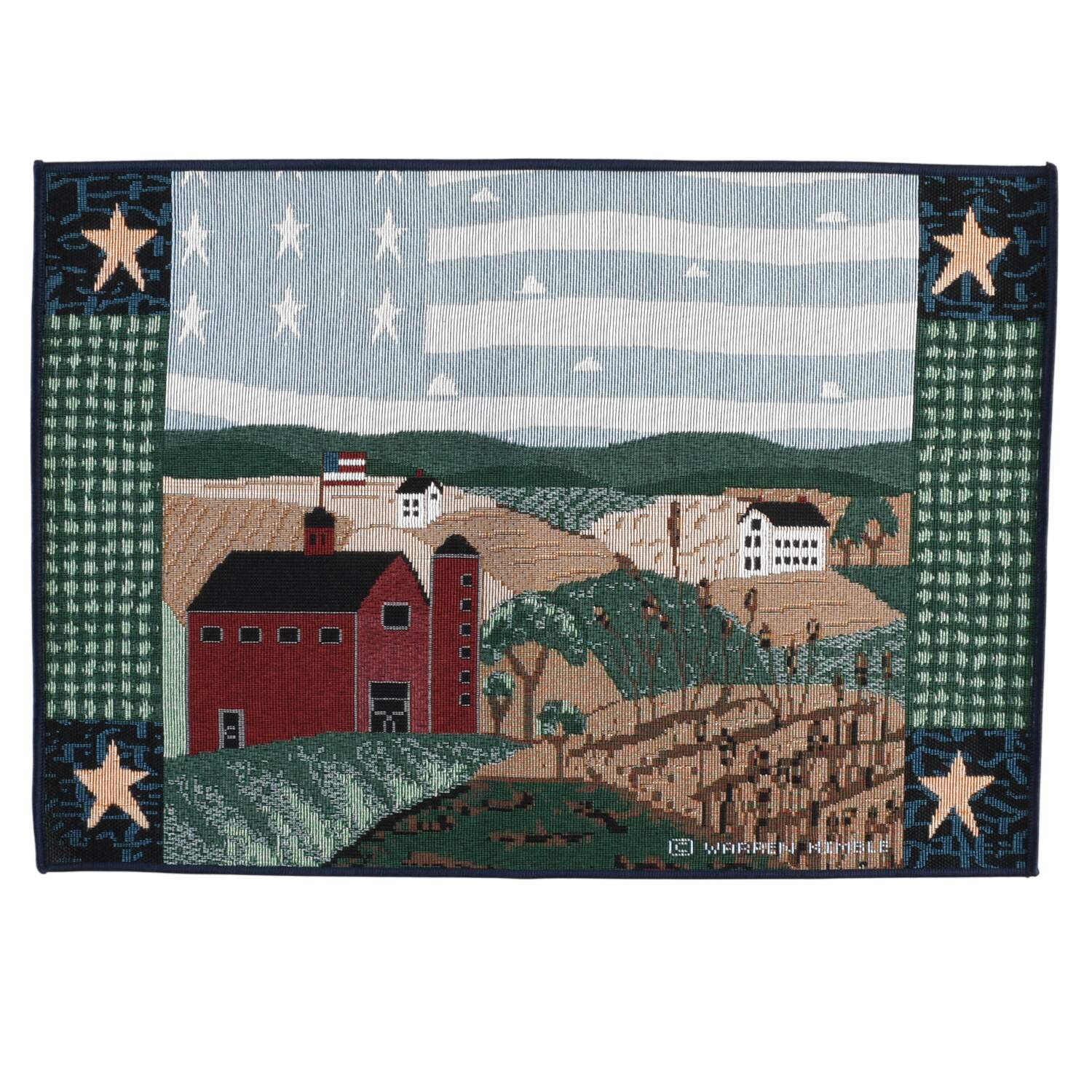America The Beautiful Cloth Placemat by Sakura-1