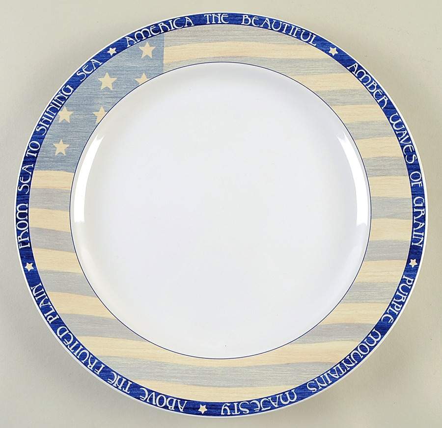 America The Beautiful 12" Chop Plate (Round Platter) by Sakura-1