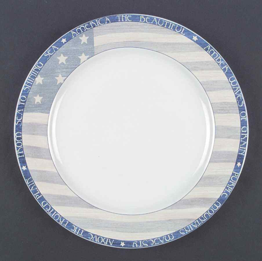 America The Beautiful Dinner Plate by Sakura-1