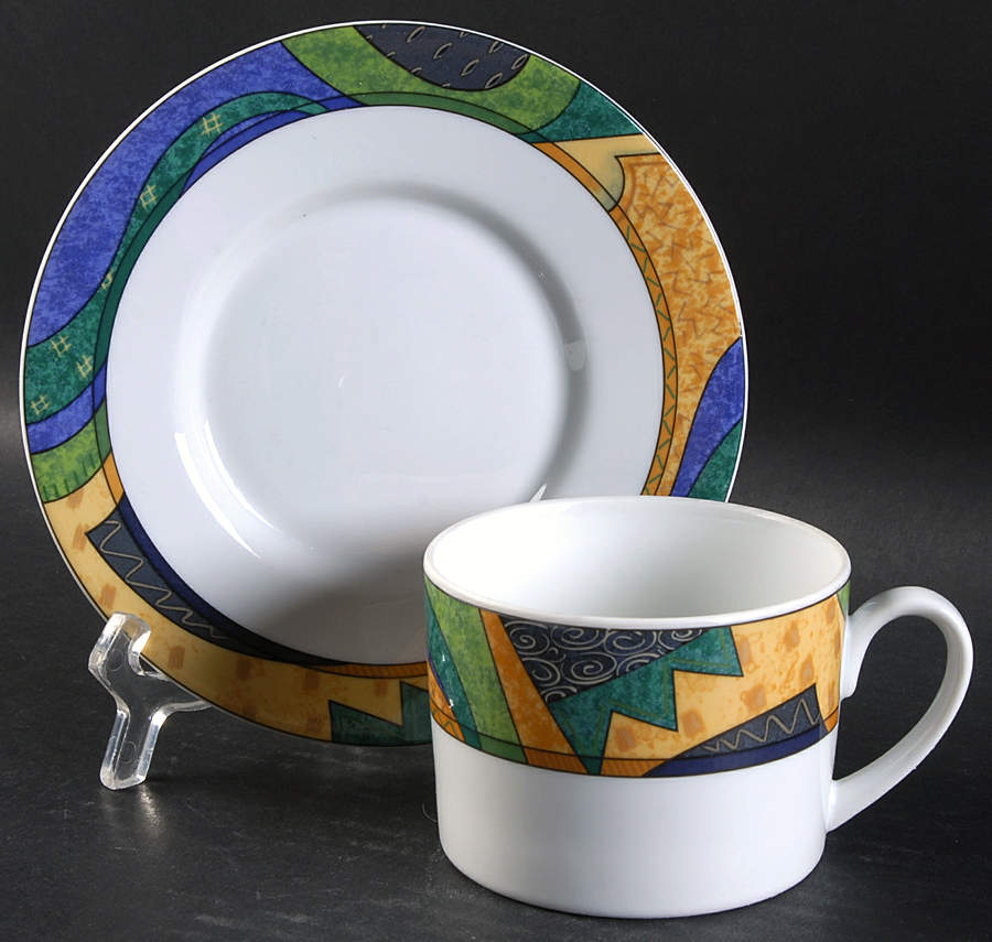 Concepts Flat Cup & Saucer Set by Studio Nova-1