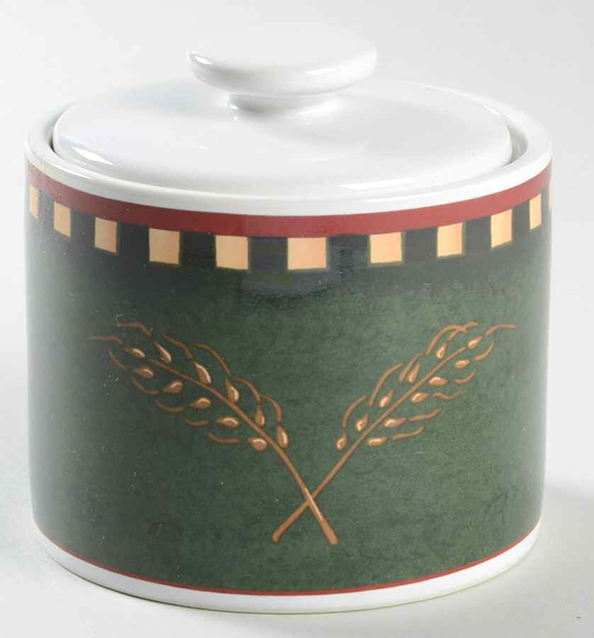 Wheatfield Sugar Bowl & Lid by Sakura-1