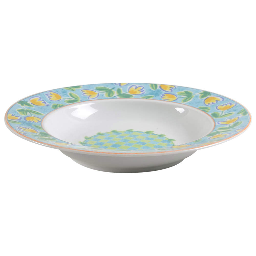 Garden Court Large Rim Soup Bowl by Studio Nova-1