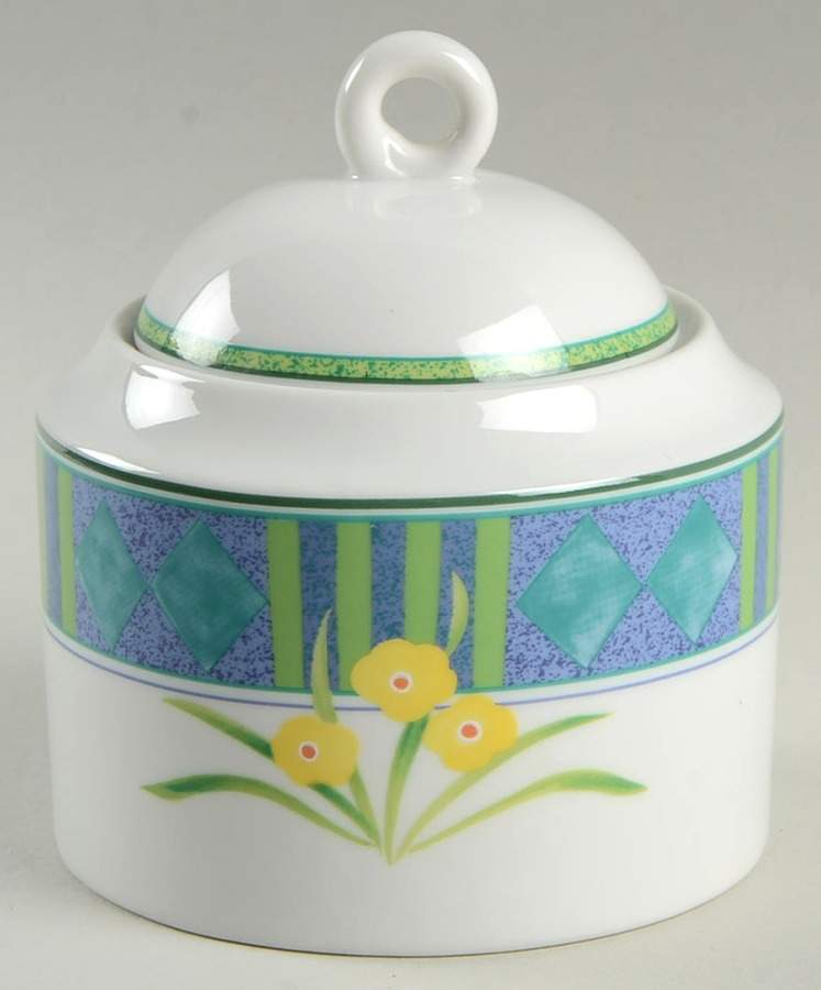 Spring Charm Sugar Bowl & Lid by Studio Nova-1