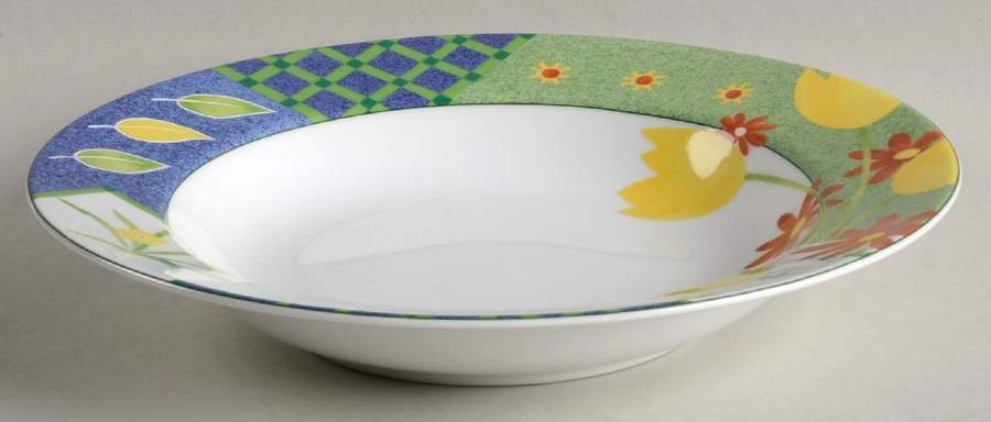Spring Charm Rim Soup Bowl by Studio Nova-1