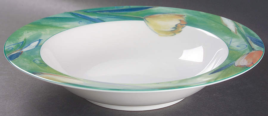 French Tulip 10" Round Vegetable Bowl by Studio Nova-1