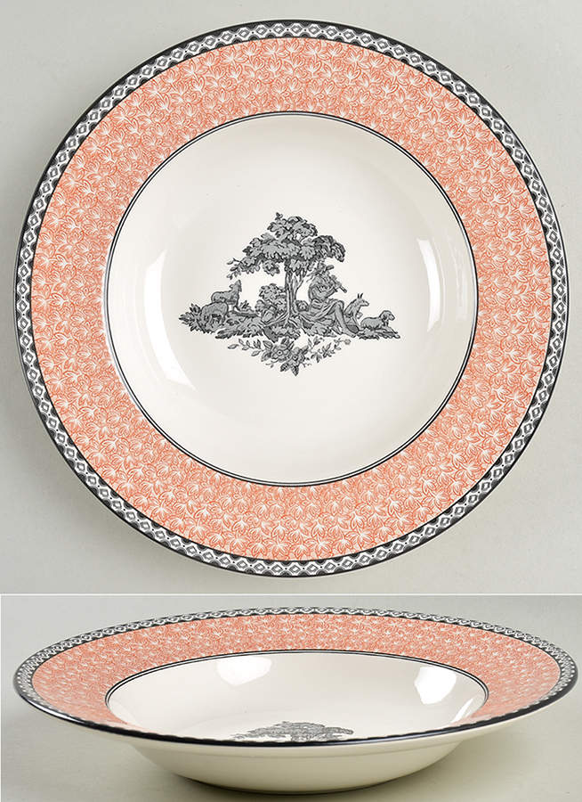 Lombardy Large Rim Soup Bowl by Spode-1