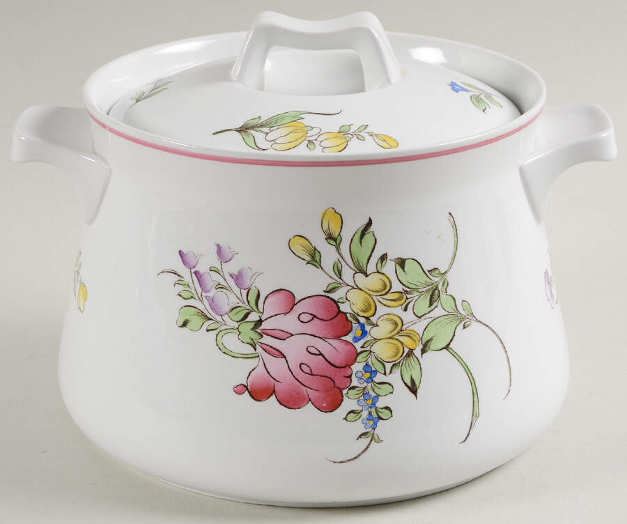 Fleur 1.25 Qt Round Covered Casserole by Spode-1
