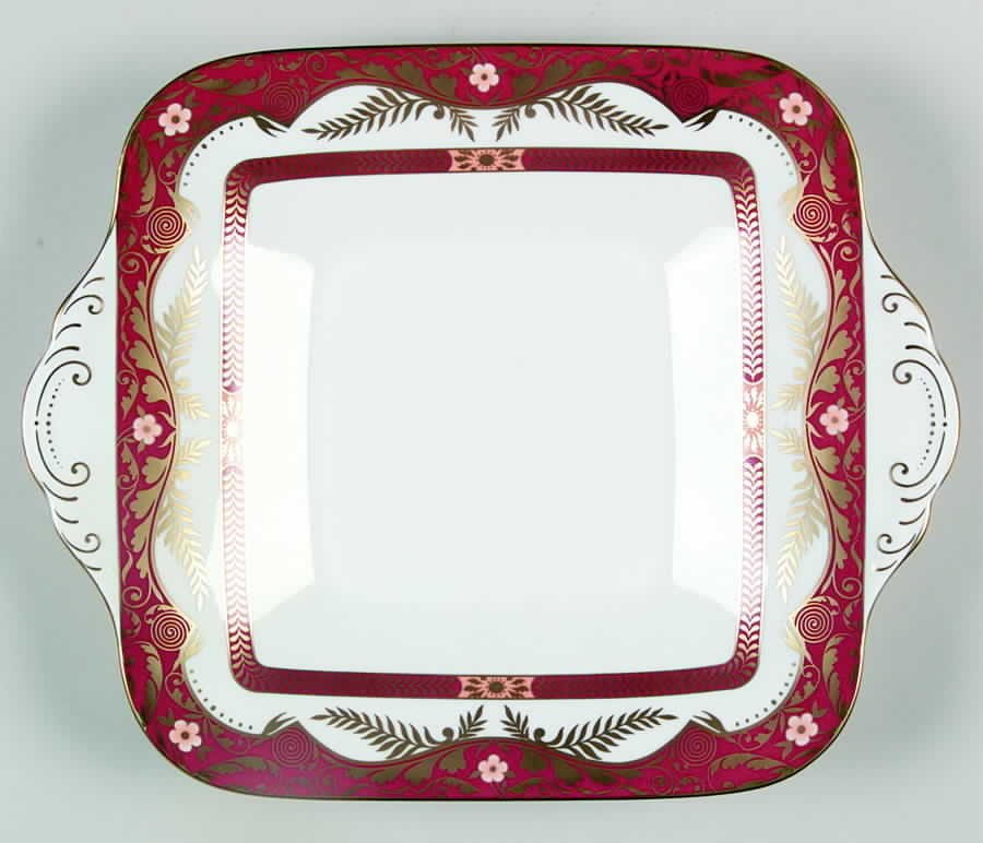 Balmoral Square Cake Plate by Spode-1