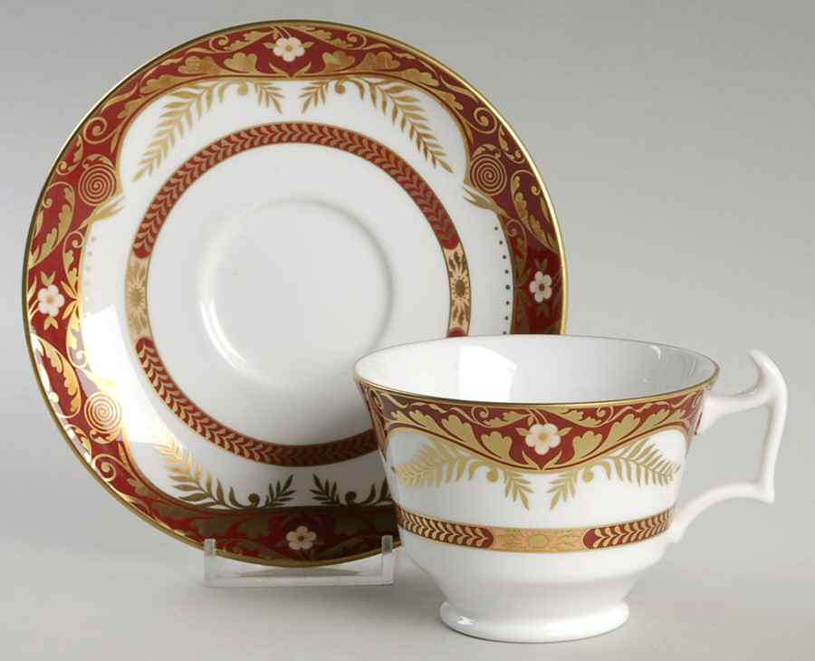 Balmoral Footed Cup & Saucer Set by Spode-1