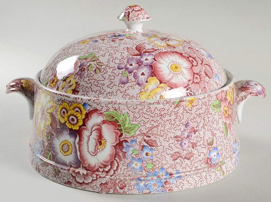 Florence Round Covered Vegetable by Spode-1