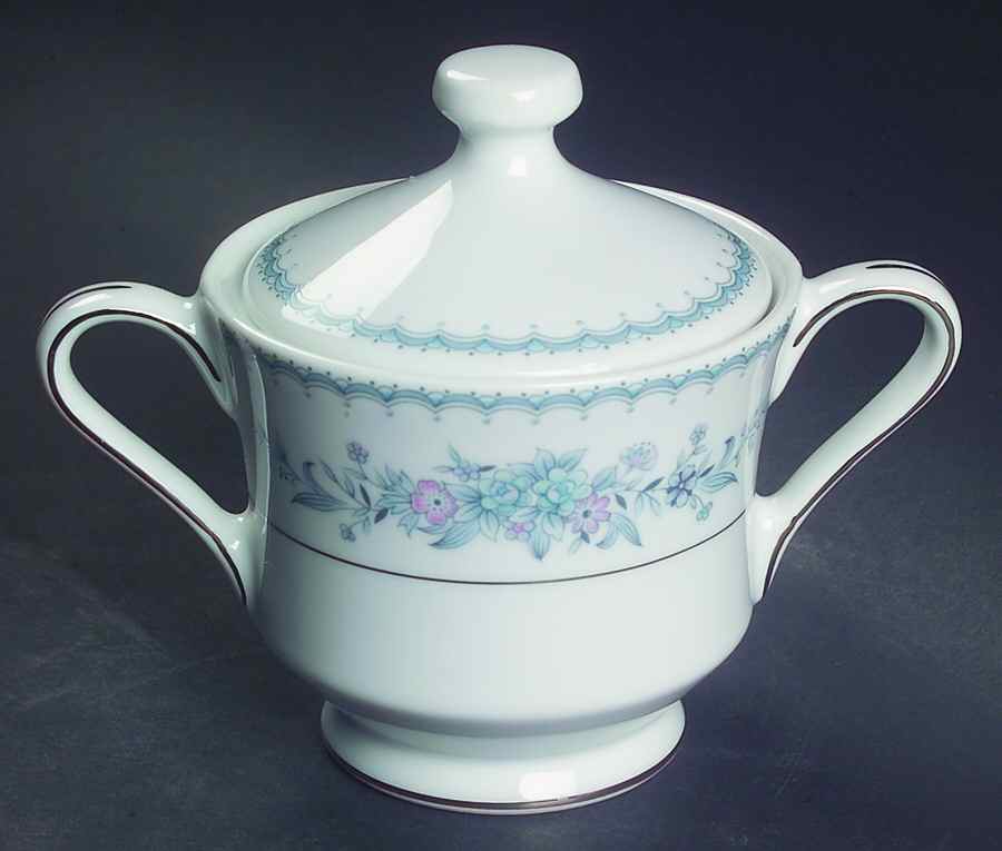 Harmony Sugar Bowl & Lid by Society (Japan)-1