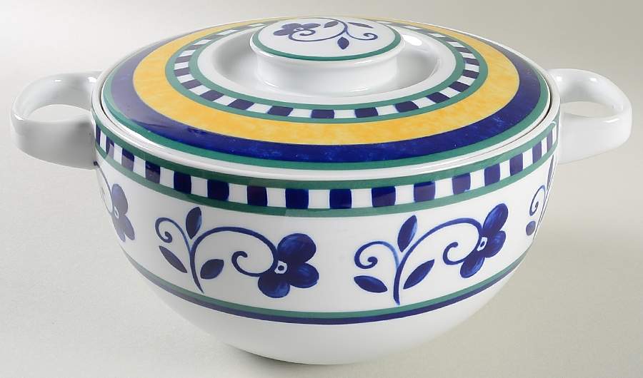 Firenze Round Covered Vegetable by Spal Porcelanas-1