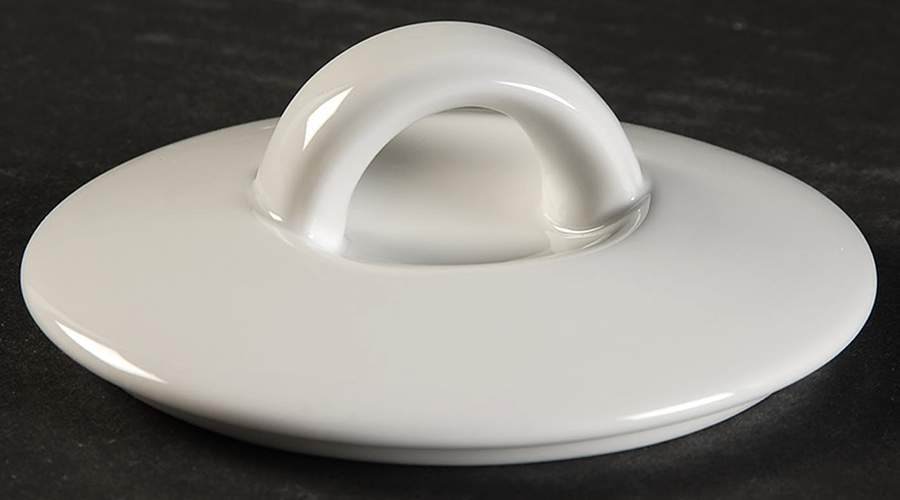 Roulette White Lid for Sugar Bowl by Spal Porcelanas-1