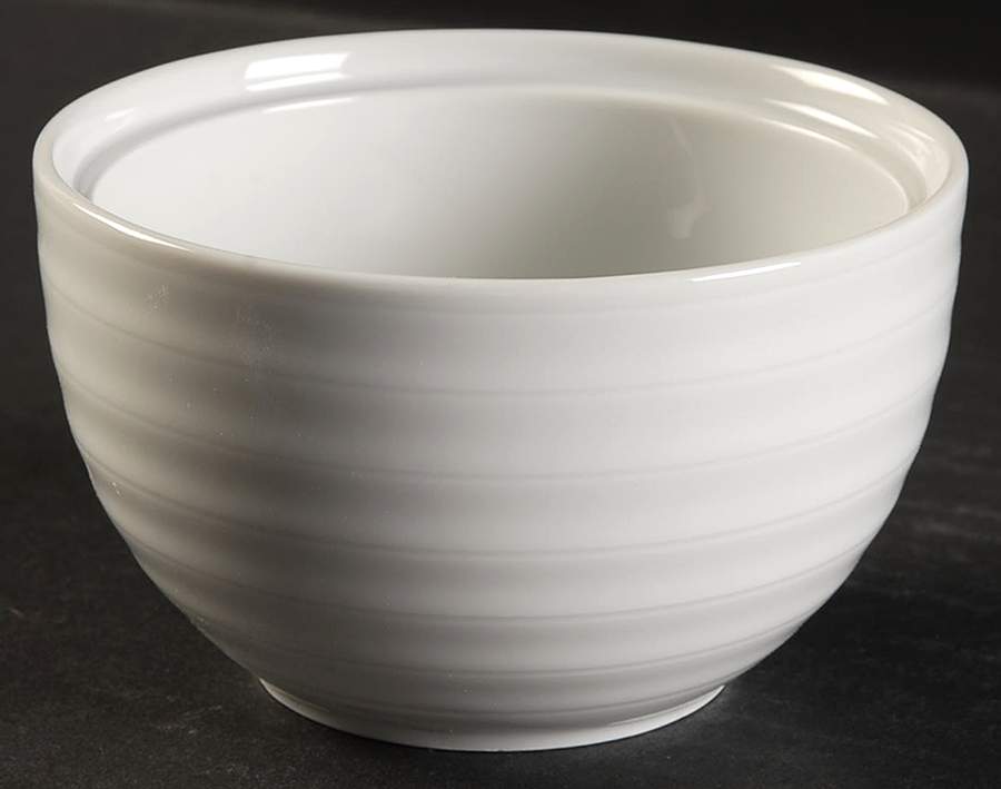 Roulette White Sugar Bowl No Lid by Spal Porcelanas-1
