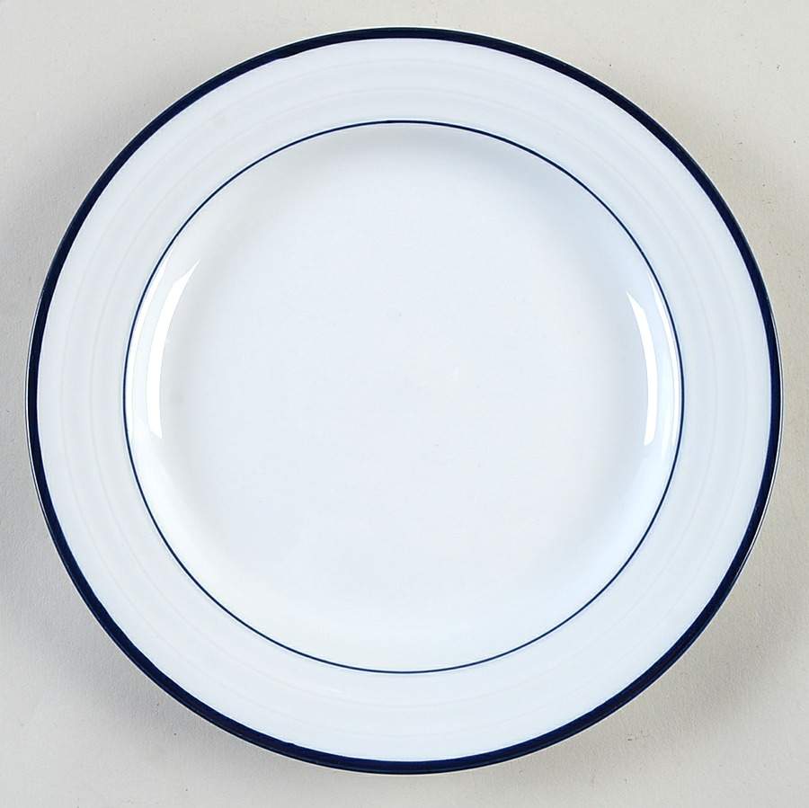 Roulette Blue Bread & Butter Plate by Spal Porcelanas-1