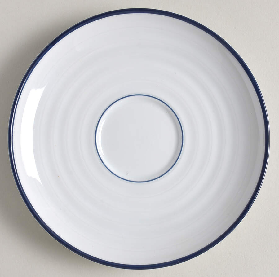 Roulette Blue Saucer by Spal Porcelanas-1