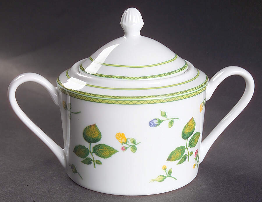 English Garden Sugar Bowl & Lid by Studio Nova-1