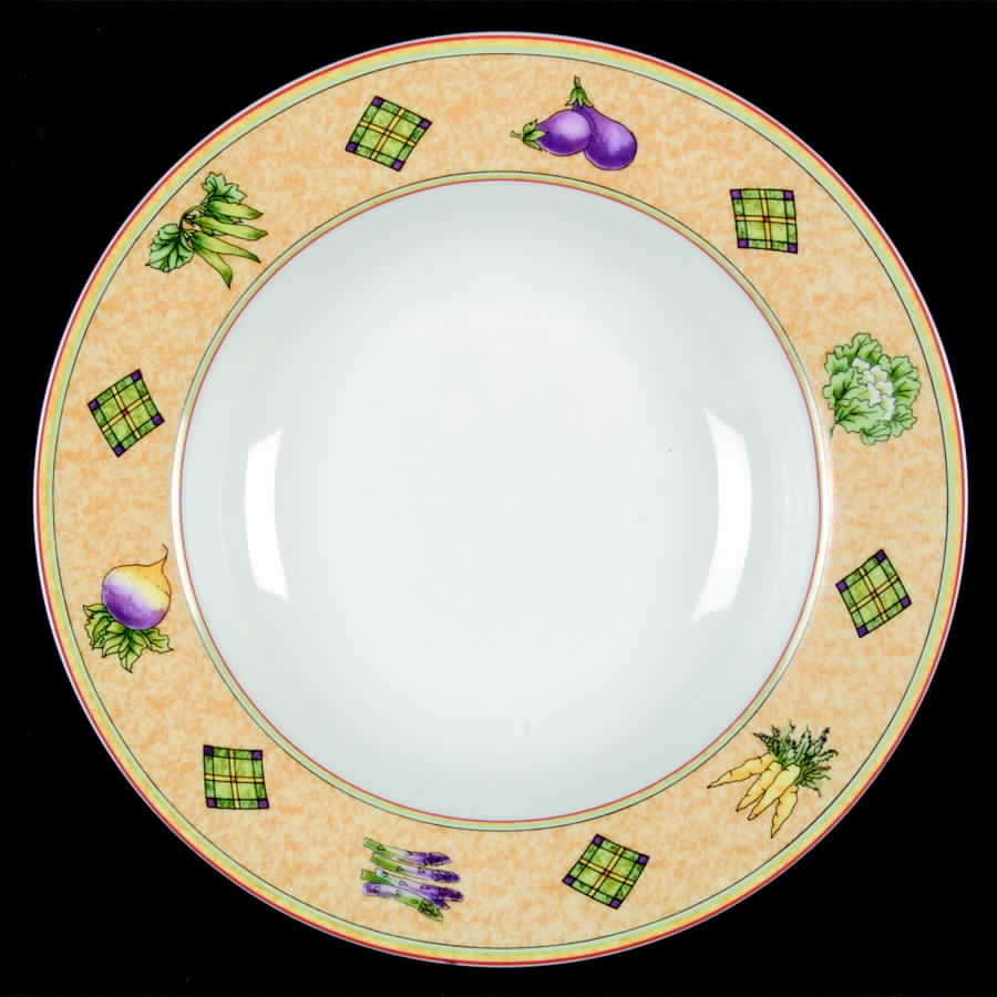 Spring Patchworks Rim Soup Bowl by Studio Nova-1
