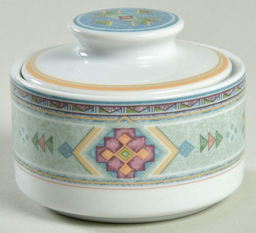 Pueblo Sugar Bowl & Lid by Studio Nova-1