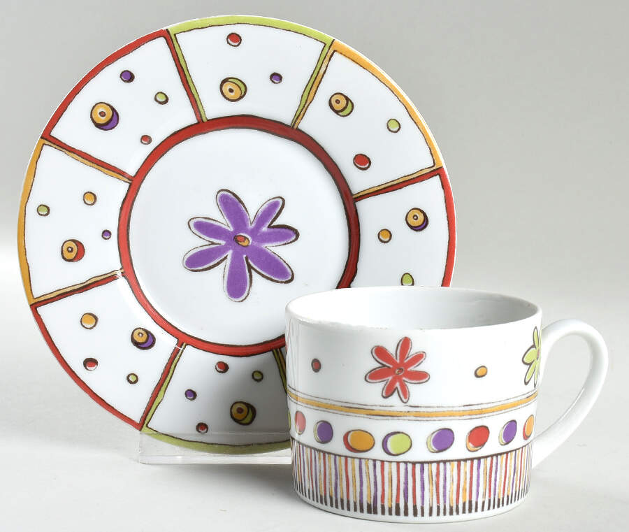 Belize Flat Cup & Saucer Set by Studio Nova-1