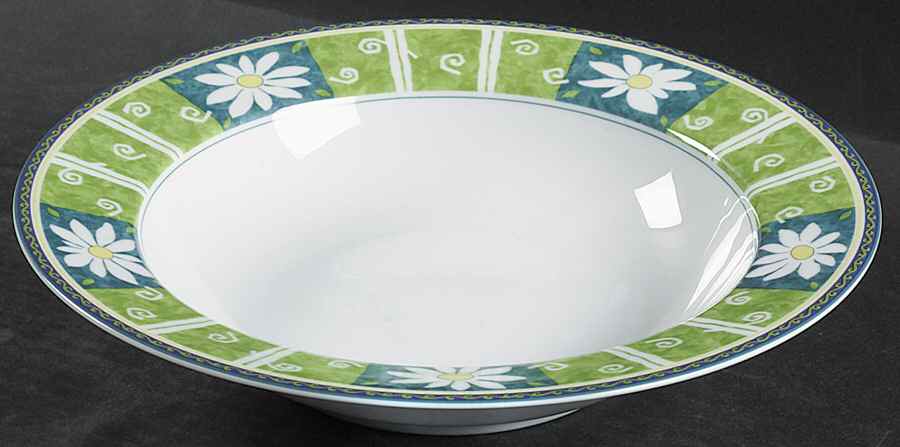 Daisy Court 10" Round Vegetable Bowl by Studio Nova-1