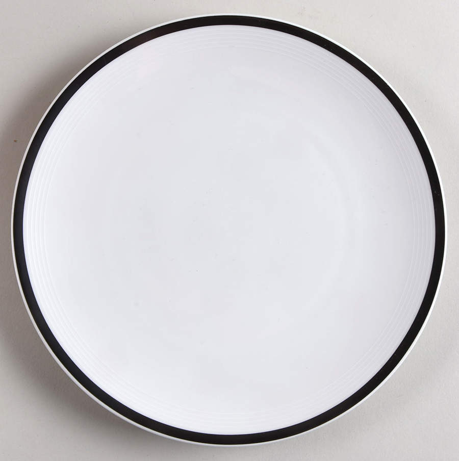 Cafe Classic Black Salad Plate by Studio Nova-1