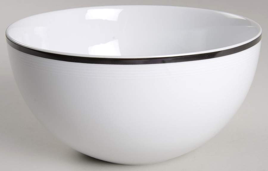 Cafe Classic Black 8" Round Vegetable Bowl by Studio Nova-1