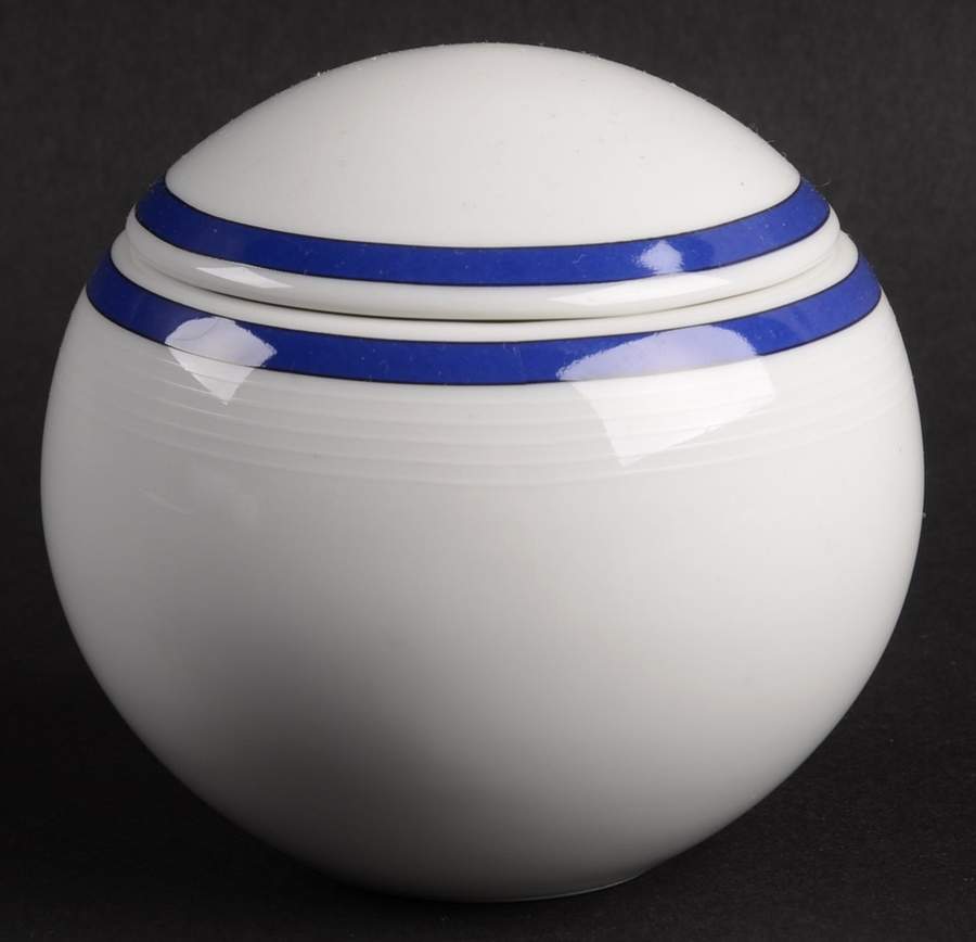 Cafe Classic Blue Sugar Bowl & Lid by Studio Nova-1