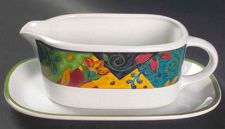 Jamaica Gravy Boat & Underplate (Relish/Butter) by Studio Nova-1