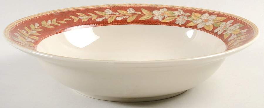 Windsor Vine Red 9" Round Vegetable Bowl by Studio Nova-1