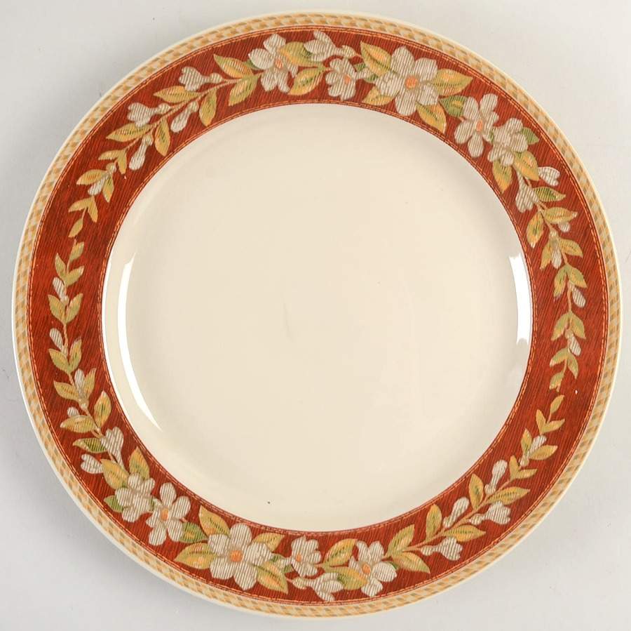 Windsor Vine Red 12" Chop Plate (Round Platter) by Studio Nova-1
