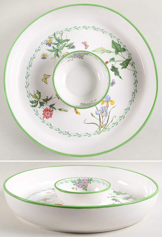 Garden Bloom (2 Piece) Chip & Dip Set by Studio Nova-1