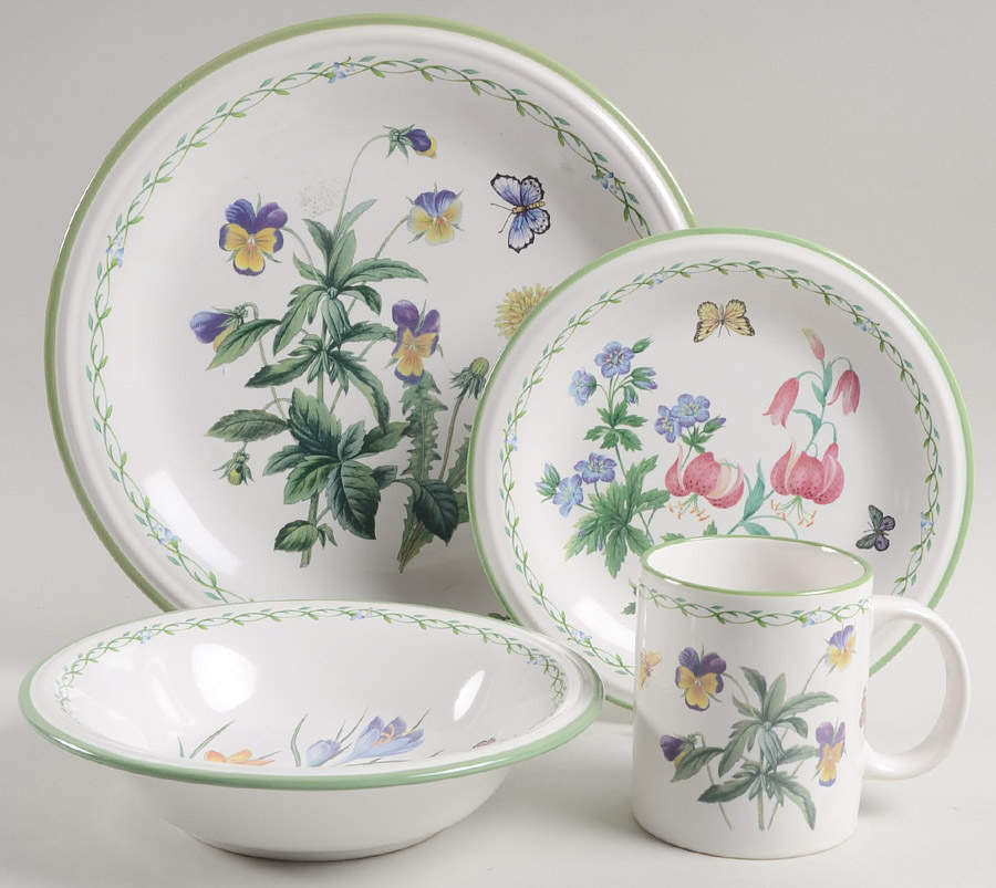 Garden Bloom 4 Piece Place Setting by Studio Nova-1