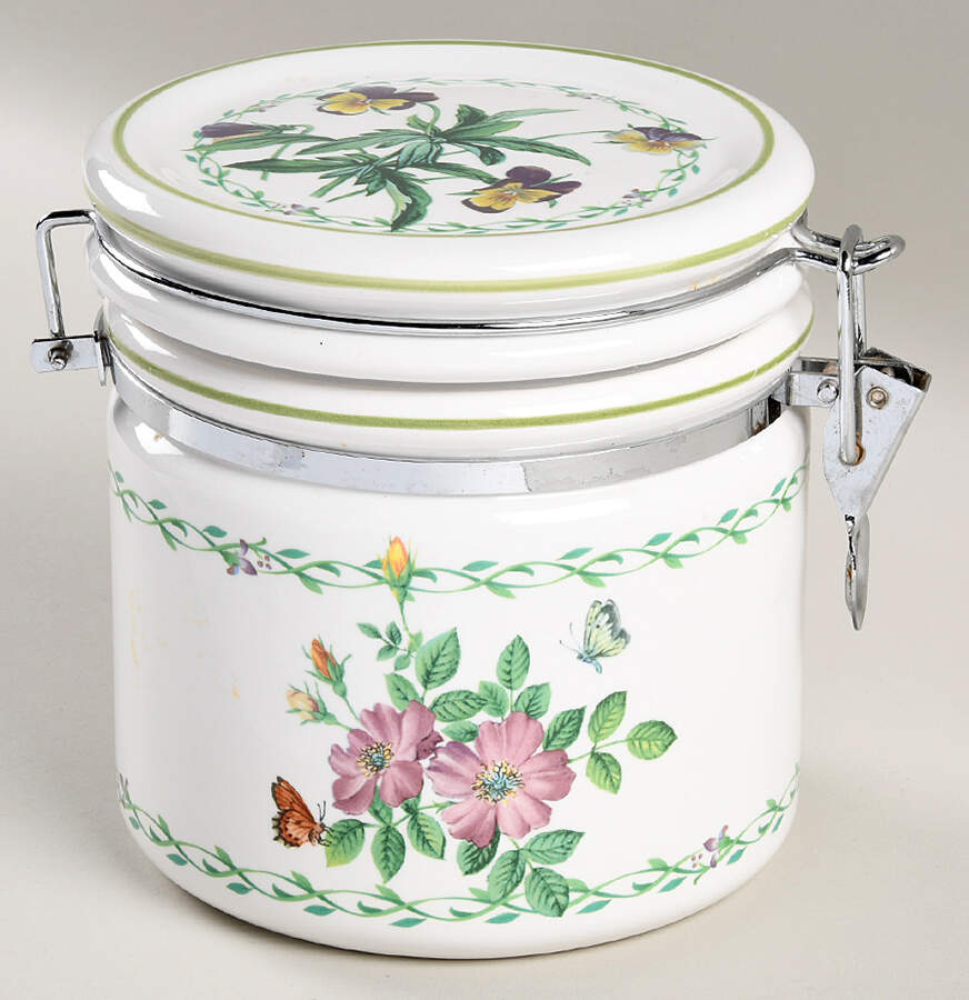 Garden Bloom 4" Storage Jar & Lid by Studio Nova-1