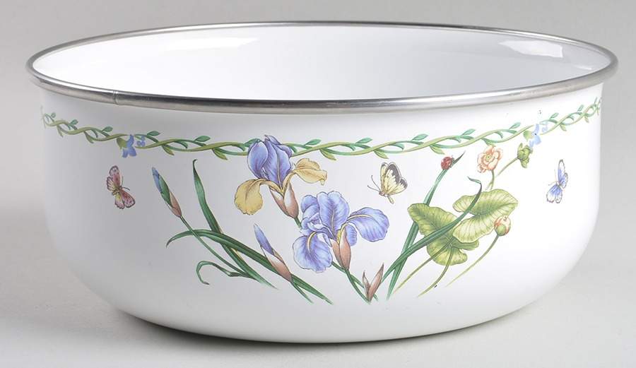Garden Bloom 7" Metal Bowl by Studio Nova-1