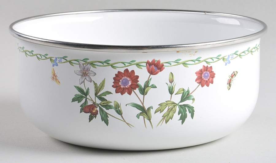 Garden Bloom 6" Metal Bowl by Studio Nova-1