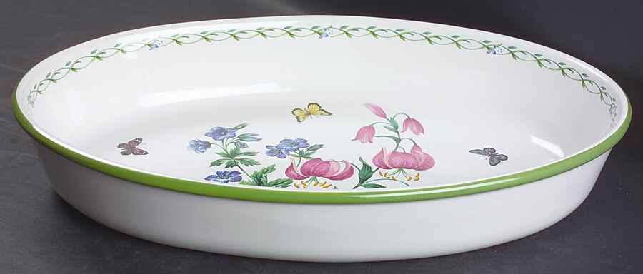 Garden Bloom 14" Oval Baker by Studio Nova-1