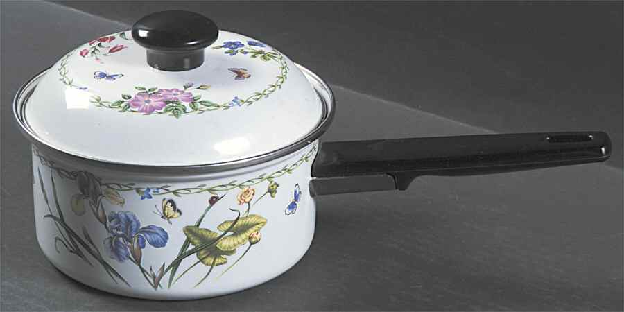 Garden Bloom 1.0 Quart Metal Covered Saucepan by Studio Nova-1