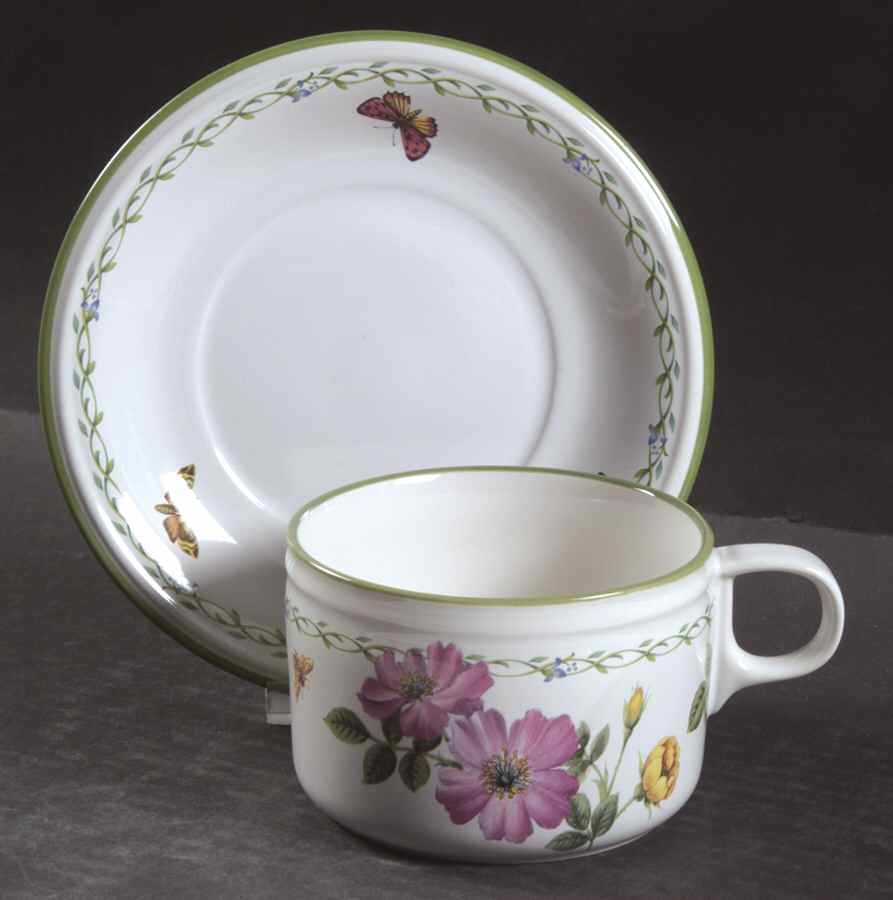 Garden Bloom Breakfast Cup & Saucer Set by Studio Nova-1