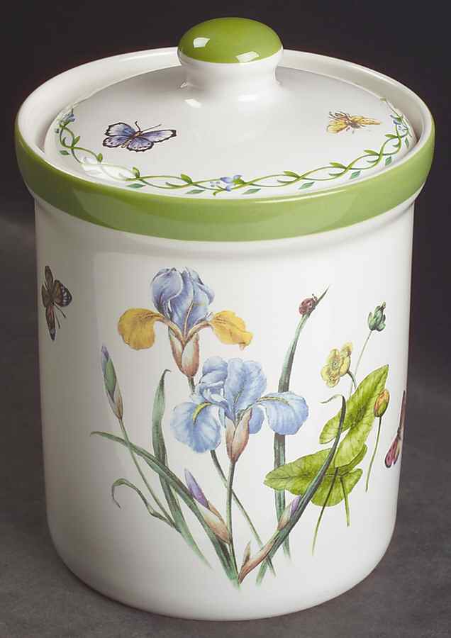 Garden Bloom Medium Canister & Lid by Studio Nova-1