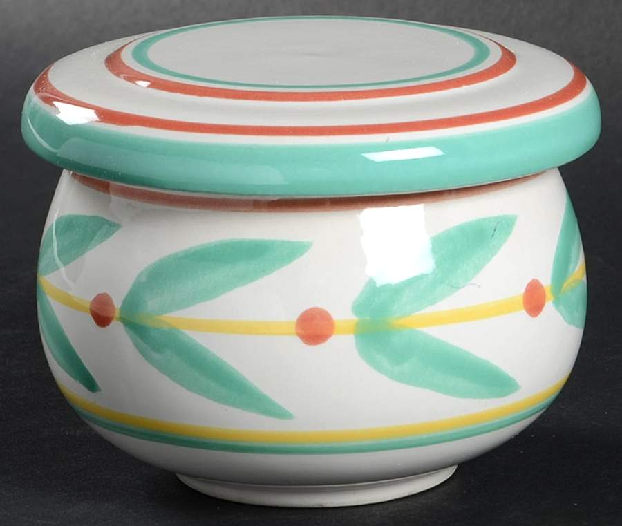 Country Meadow Sugar Bowl & Lid by Studio Nova-1