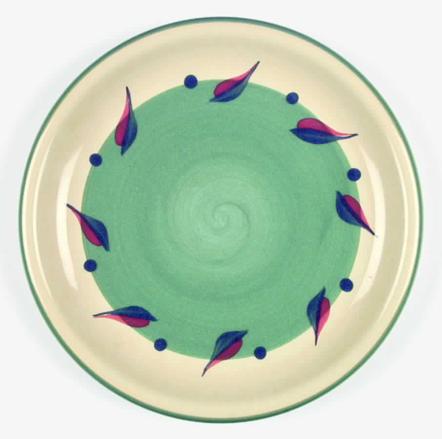 Summer Sunshine Green Dinner Plate by Studio Nova-1