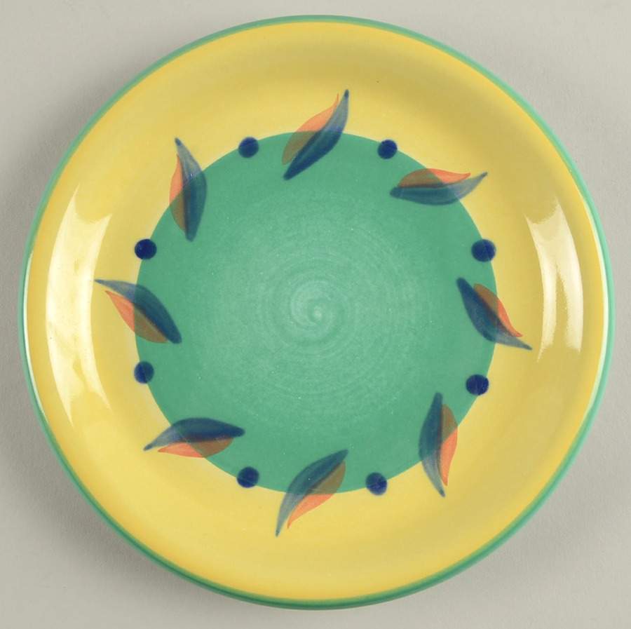 Summer Sunshine Green Salad Plate by Studio Nova-1