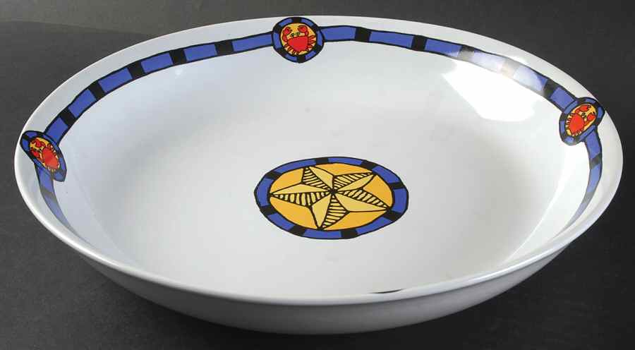 Seattle Fish & Crab 12" Pasta Serving Bowl by Signature-1