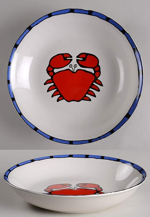 Seattle Fish & Crab 12" Pasta Serving Bowl by Signature-1