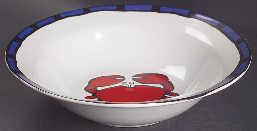 Seattle Fish & Crab 9" Round Vegetable Bowl by Signature-1